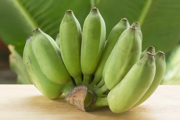 Frische grüne Banane — Stockfoto