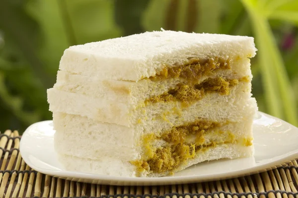 Sušené drcené vepřové sendvič — Stock fotografie