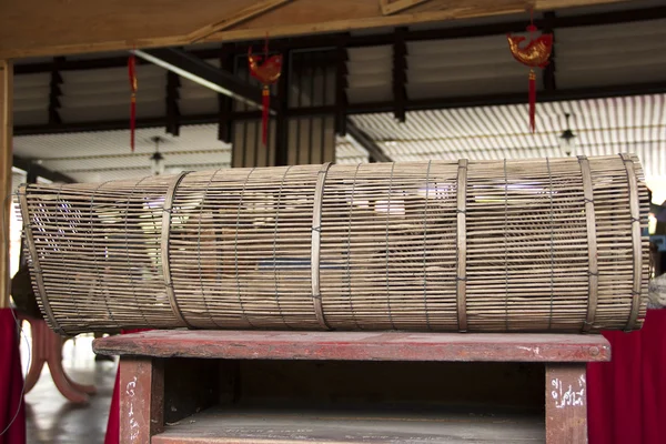 Рыболовное бамбуковое оборудование — стоковое фото