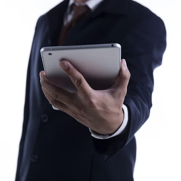 Business man working on digital tablet — Stock Photo, Image