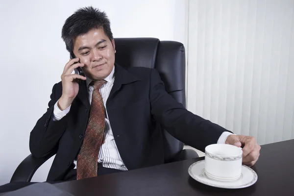 Asian businessman working — Stock Photo, Image