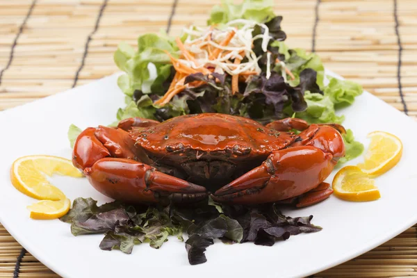 Steam red crab — Stock Photo, Image