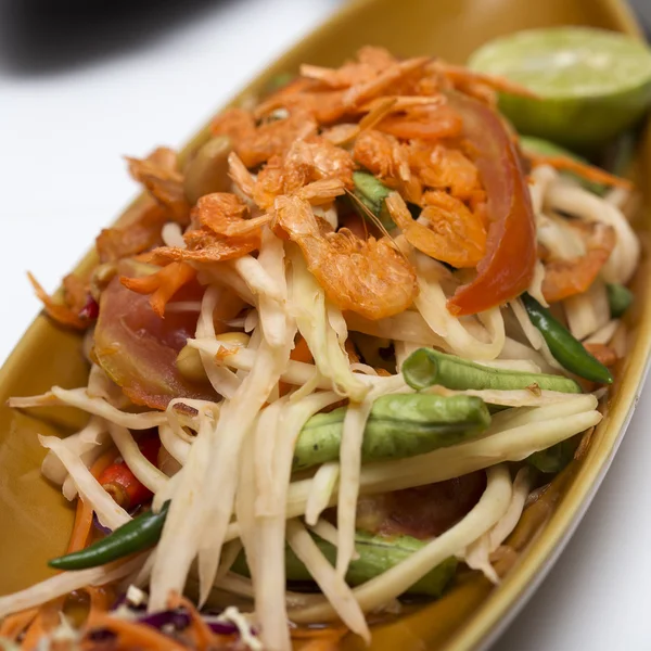 Ensalada de papaya tailandesa — Foto de Stock