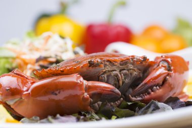 taze Buhar Kırmızı yengeç