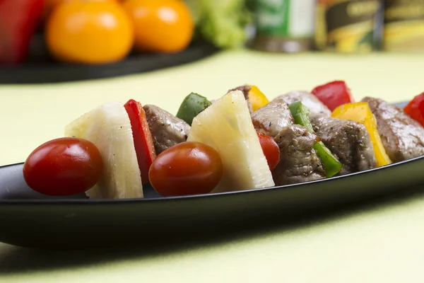 Close up grilled beef barbeque — Stock Photo, Image