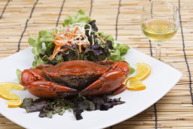 taze Buhar Kırmızı yengeç