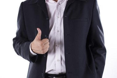 İşadamı başparmak fikir kavramı