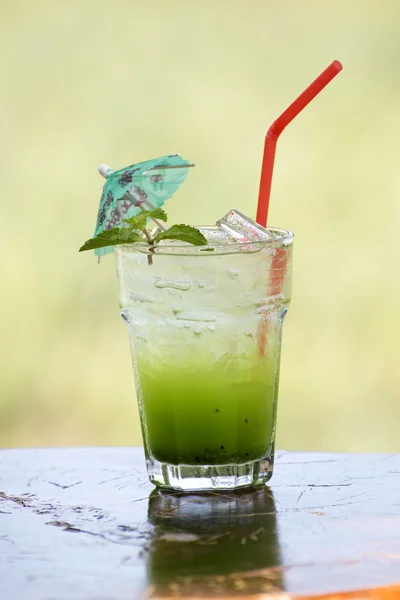 Kiwi juice Soda — Stockfoto