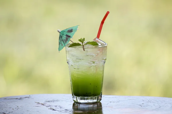 Zumo de Kiwi Soda — Foto de Stock