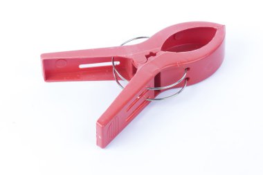 Kırmızı plastik kelepçe 