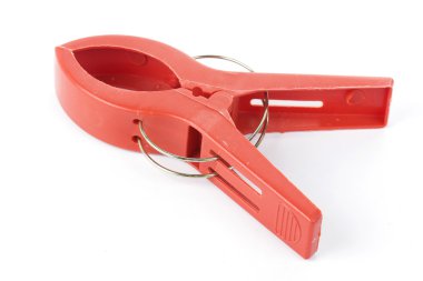 Kırmızı plastik kelepçe 