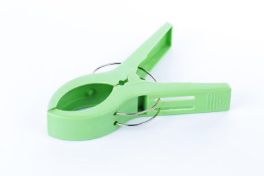 Yeşil plastik kelepçe