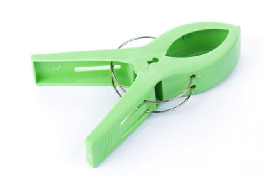 Yeşil plastik kelepçe