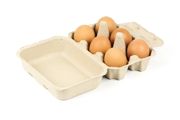 Vassoio di carta uovo — Foto Stock