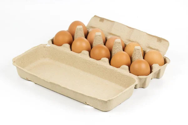 Поднос для яиц — стоковое фото