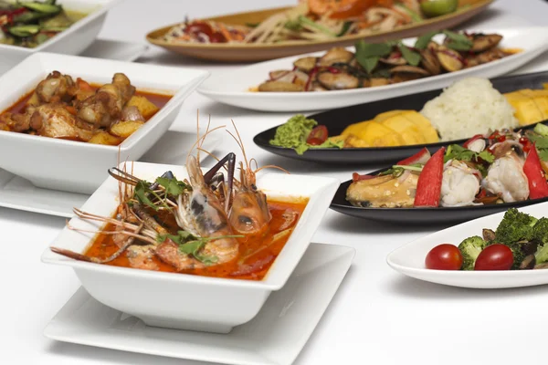 Тайский набор блюд — стоковое фото