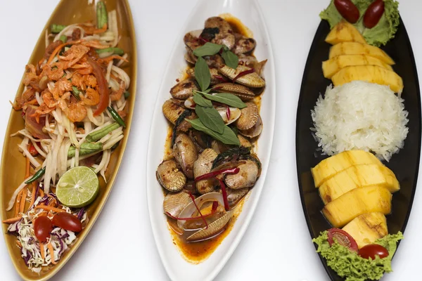 Set di cibo tailandese — Foto Stock