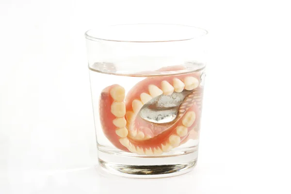 Ψεύτικα δόντια προσθετική — Φωτογραφία Αρχείου