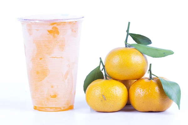 Gefrorener Orangensaft — Stockfoto