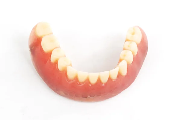 False teeth prosthetic — Stock Photo, Image
