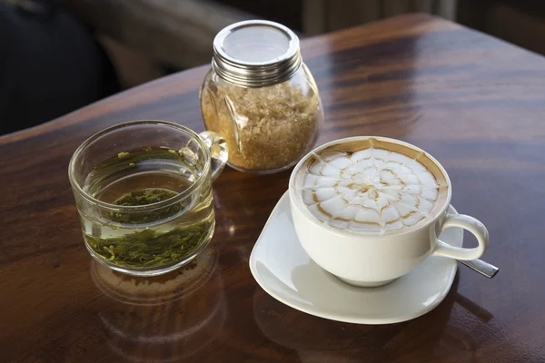 Latte Art Coffee — Stock Photo, Image