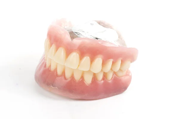 False teeth prosthetic — Stock Photo, Image