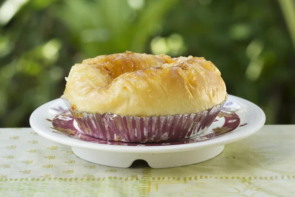 Egg bun Danish Pastry — Stock Photo, Image