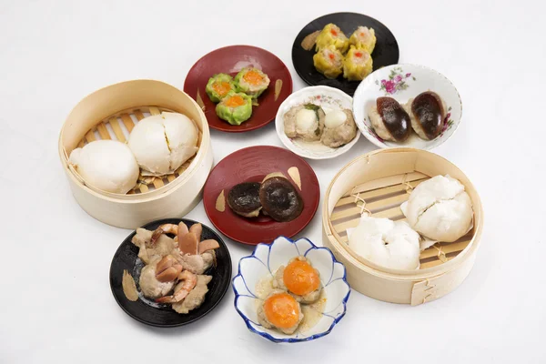 Gruppo di flusso Dim Sum cibo cinese — Foto Stock