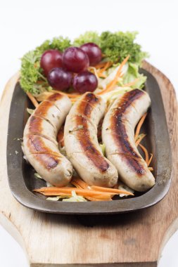 Sosis ve sebze ızgara 