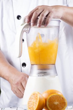 Portakal suyu smoothie blender