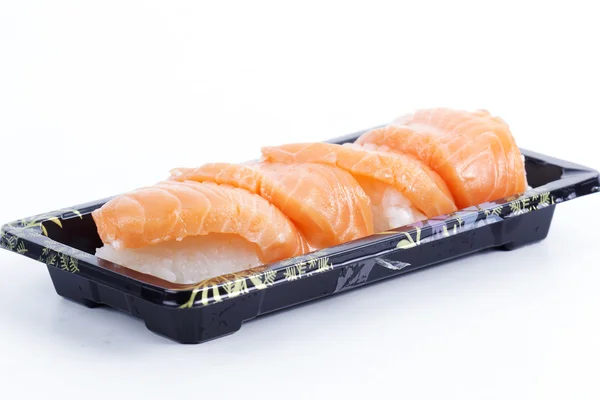 Sushi losos (Nigiri) — Stock fotografie