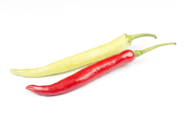 Pieprz czerwony i zielony chili — Zdjęcie stockowe