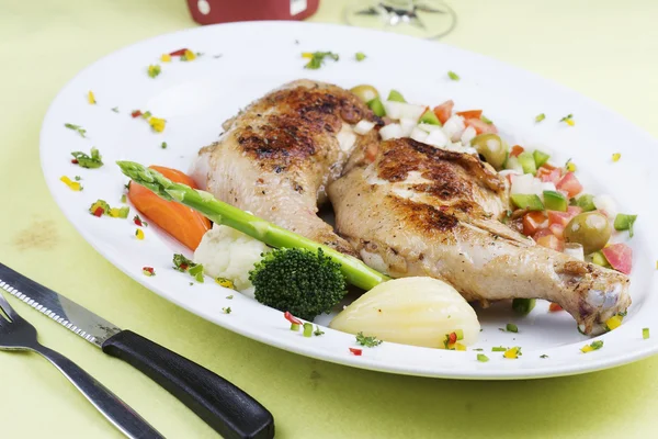 Hühnersteak vom Grill — Stockfoto