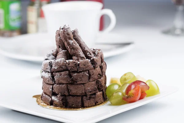 Chocolate mousse Cake — Stock Photo, Image