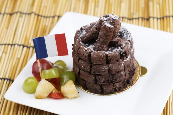 Pastel de mousse de chocolate — Foto de Stock