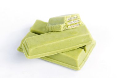 yeşil çay Çikolatalı gofret