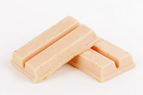 Wafer de chocolate de morango — Fotografia de Stock