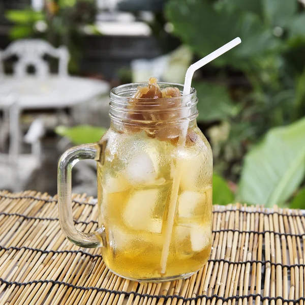 Longan juice kallt vatten — Stockfoto