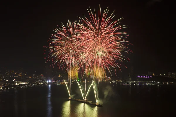 2015 Pattaya uluslararası yangın çalışma — Stok fotoğraf