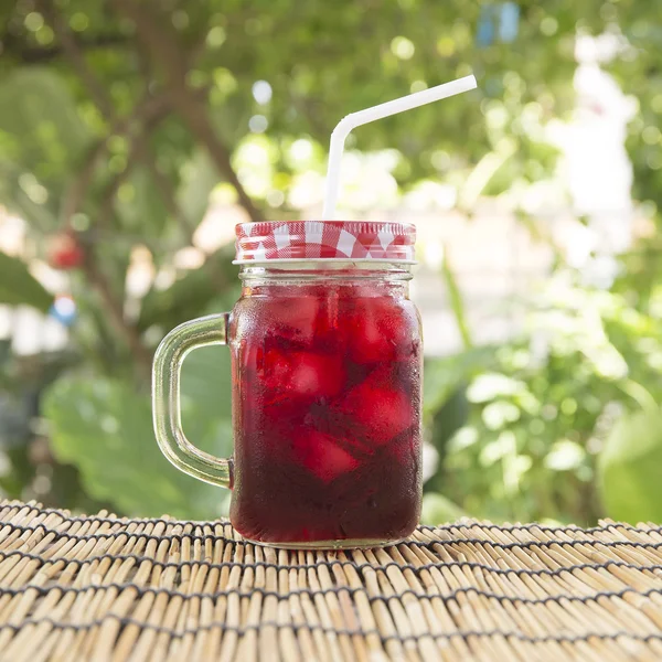 Iced roselle juice — Stockfoto