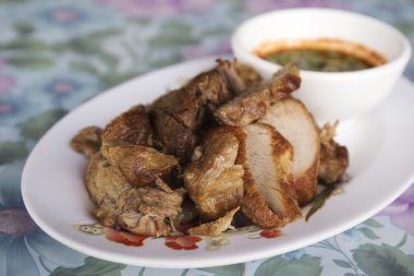 Boyun domuz eti ızgara 