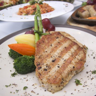 ızgara domuz eti biftek