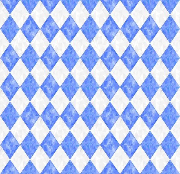 Seamless Oktoberfest blue background with triangles