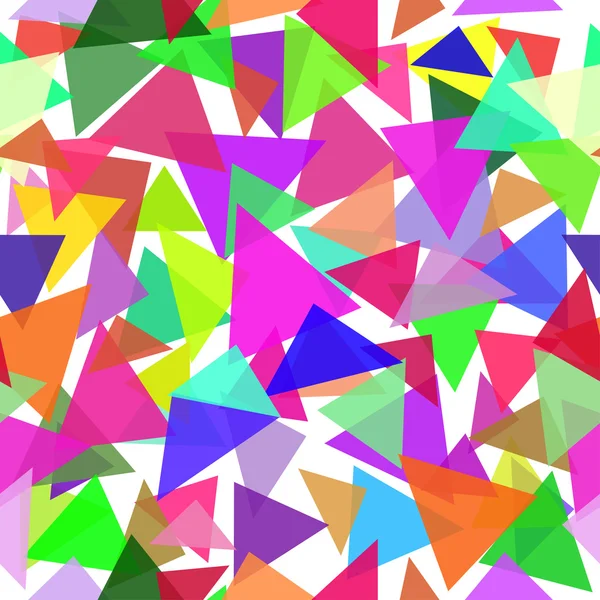 Motif abstrait sans couture avec triangles — Image vectorielle