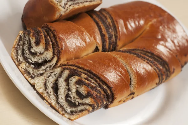 Home sweet rolls with poppyseeds — Stock Photo, Image