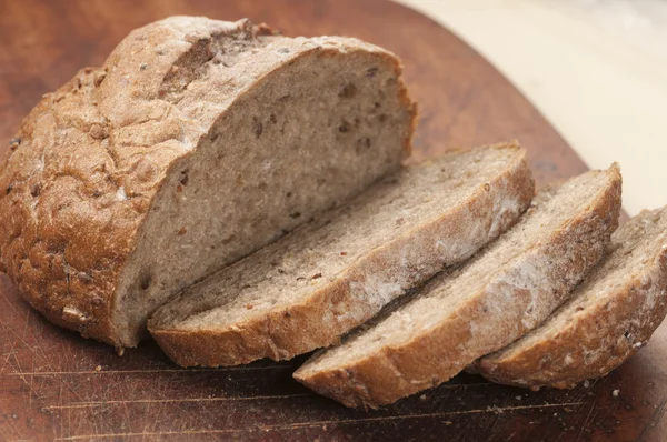 Rye and wheat bread with sunflower seeds — Stock Photo, Image