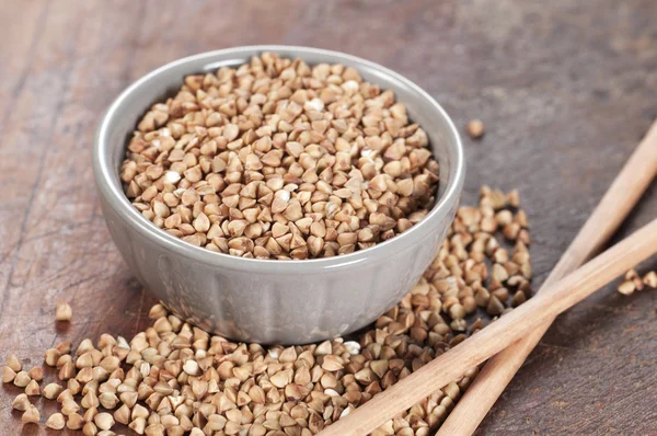 Buckwheat grain — Stock Photo, Image