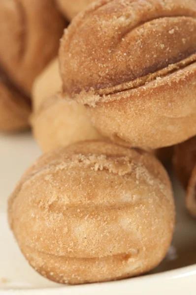 Torta "Noci" con marmellata di latte — Foto Stock