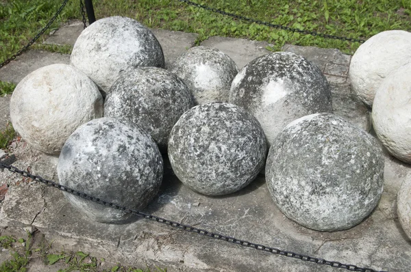 Stony cannon balls — Stock Photo, Image