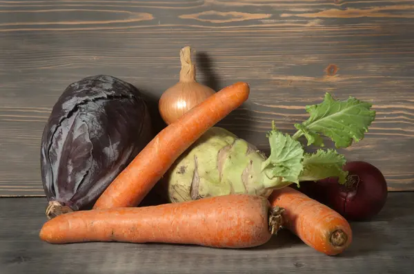 Natureza morta com verduras — Fotografia de Stock